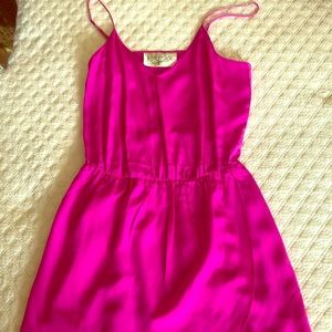 Rory Beca hot pink silk dress